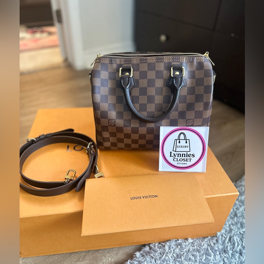 Louis Vuitton Speedy 25 Bandoulière – Damier Ebene